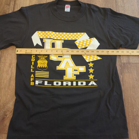 USAF Florida Adult Large Shirt United States Air Force Retro Single Stitch 90s - Picture 5 of 8